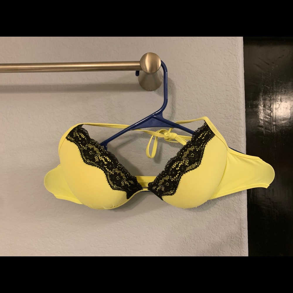Victoria’s Secret yellow extreme push-up bikini